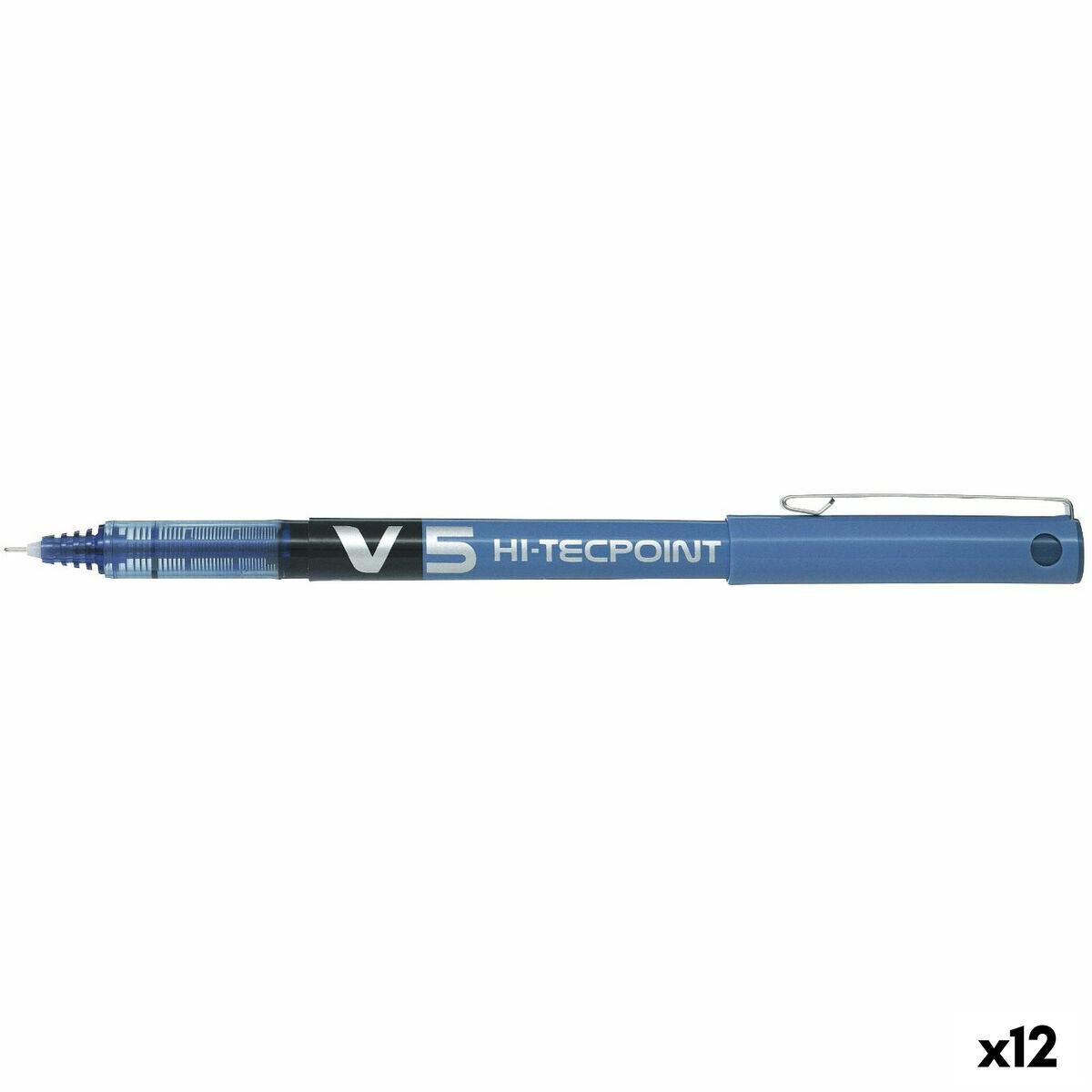 Esferográfica de tinta líquida Pilot V-5 Azul 0,5 mm 0,3 mm (12 Unidades)