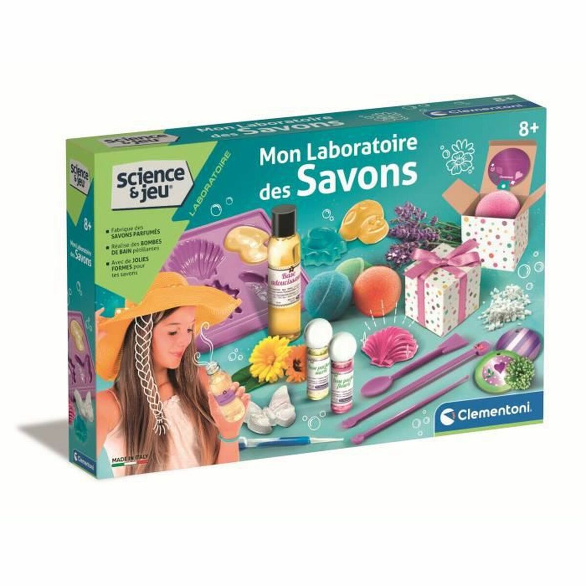 Conjunto de Trabalhos Manuais Clementoni My Soap Lab Conjunto de fabrico de sabão