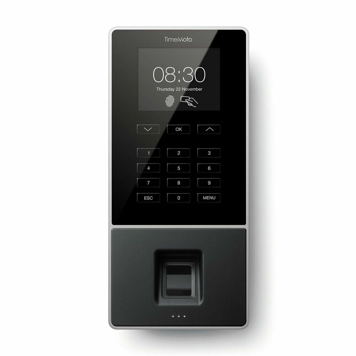 Sistema de Controlo de Acesso Biométrico Safescan TimeMoto TM-626 Preto