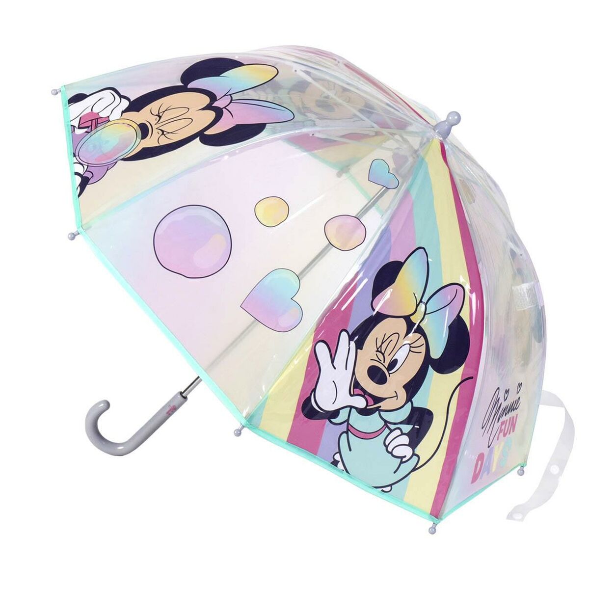 Guarda-Chuva Minnie Mouse Ø 71 cm Turquesa