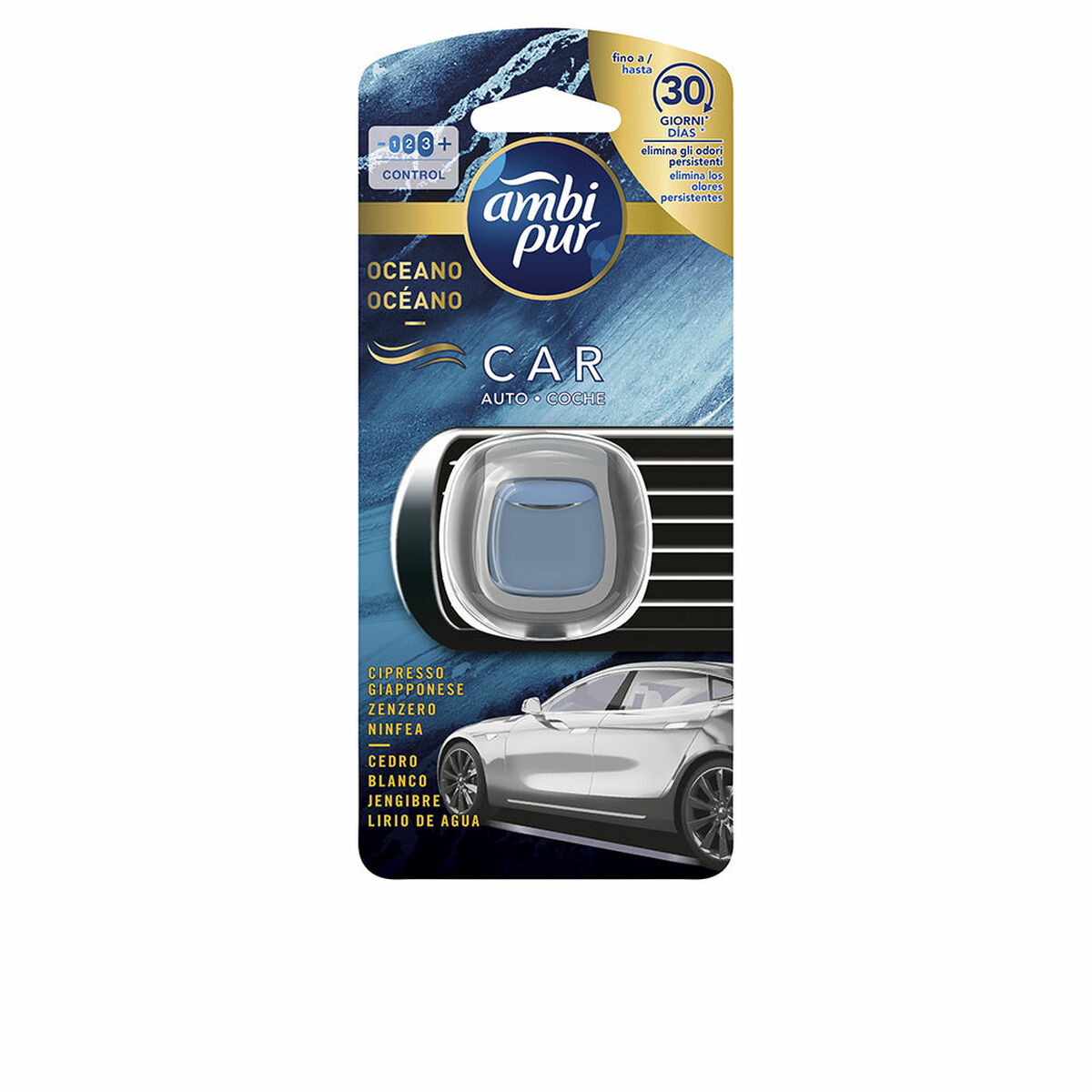 Ambientador Para Automóveis Ambi Pur Oceano Descartável 125 g