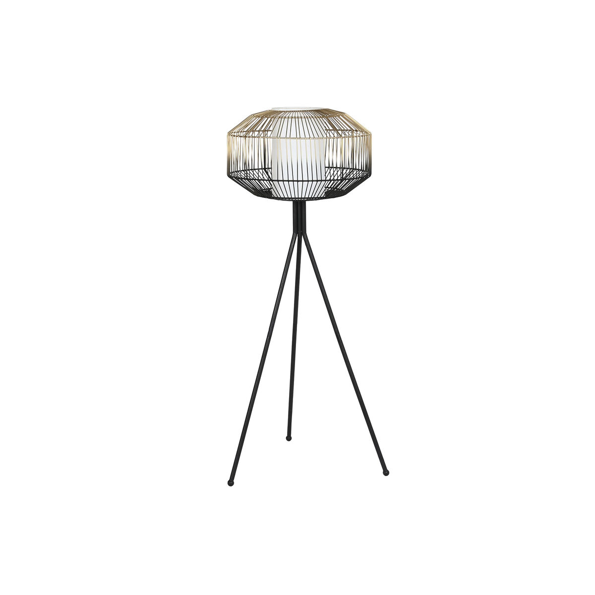 Luminária de chão DKD Home Decor Preto Dourado Ferro 50 W 220 V 39 x 39 x 103 cm