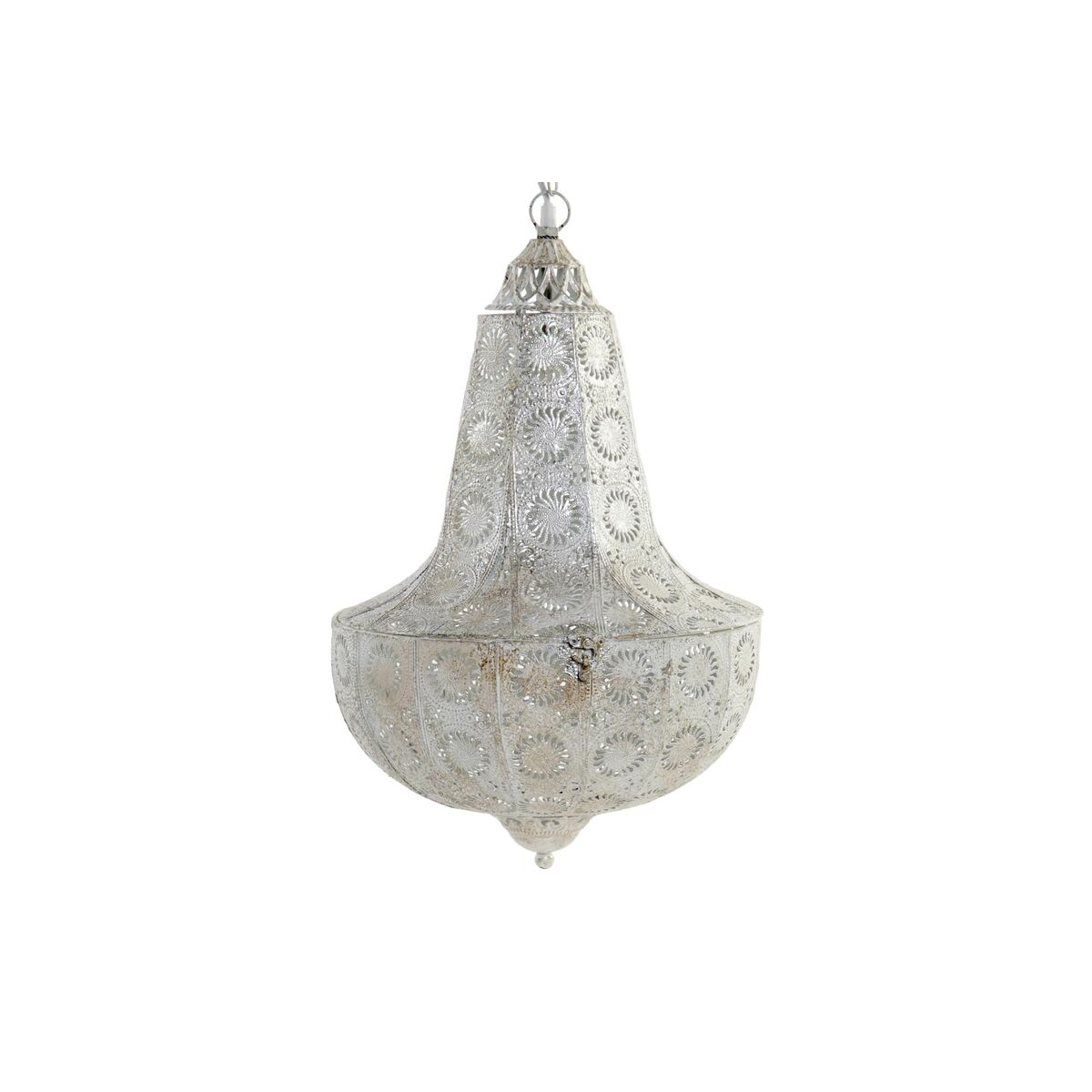 Candeeiro de teto DKD Home Decor Metal Branco
