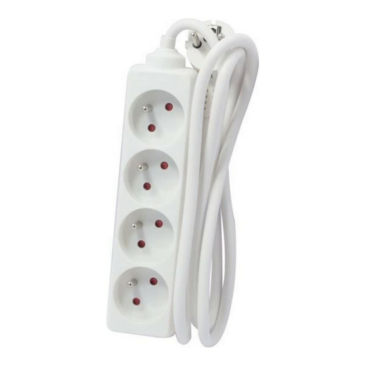 Extensão com 4 Tomadas sem Interruptor Chacon Branco 3500 W (5 m)