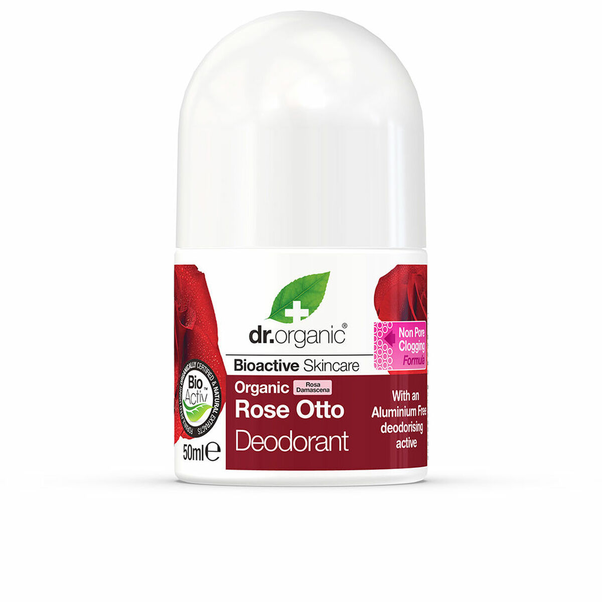 Desodorizante Dr.Organic Rosa Damascena 50 ml