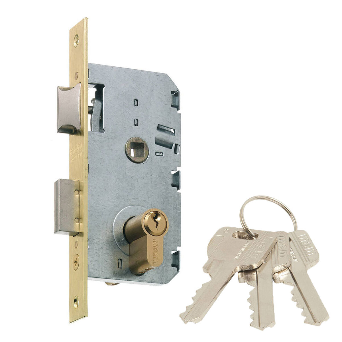 Fechadura de embutir MCM 2501-245AN311 Monopunto