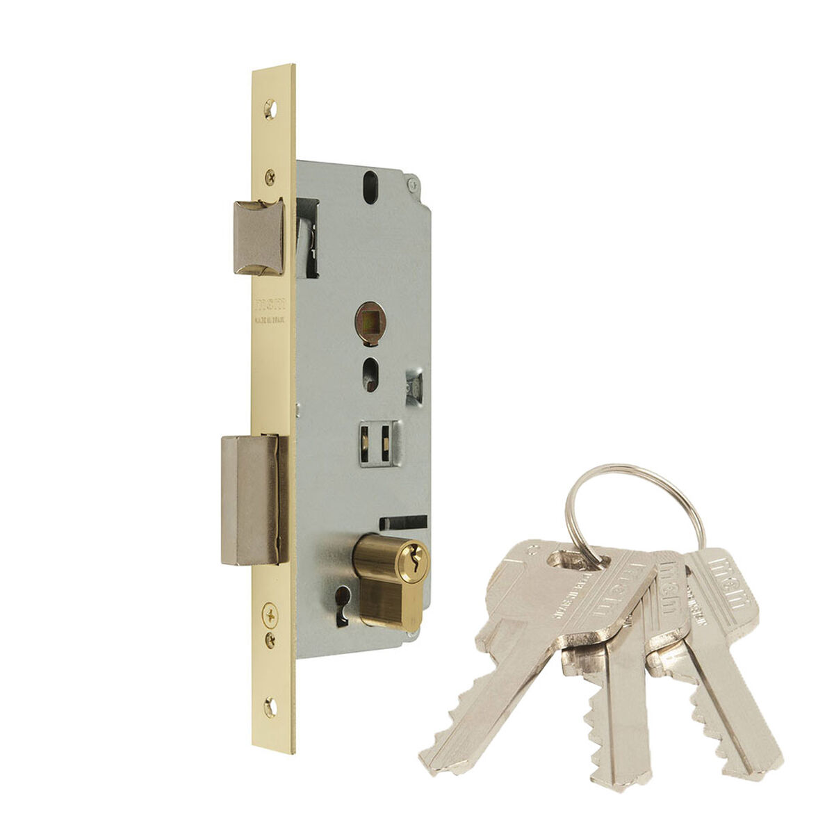 Fechadura de embutir MCM 1601-250 Monopunto