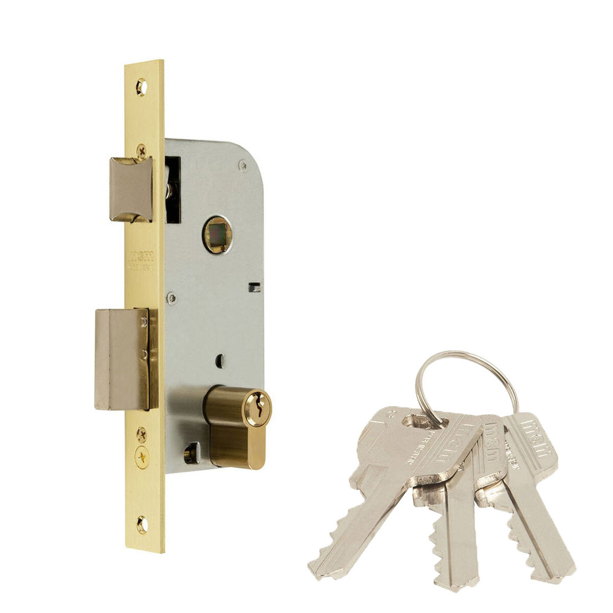Fechadura de embutir MCM 1301-235A311 Monopunto