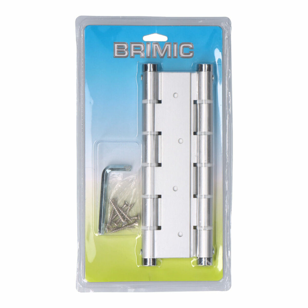 Dobradiça Micel BS10 M57004 Prateado Alumínio 180 x 33 mm Dupla ação