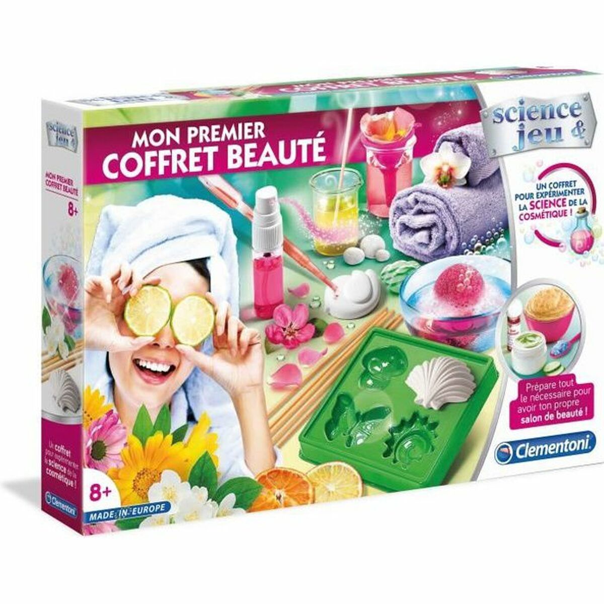 Jogo de Trabalhos Manuais Clementoni My First Beauty Set Conjunto de fabrico de sabão