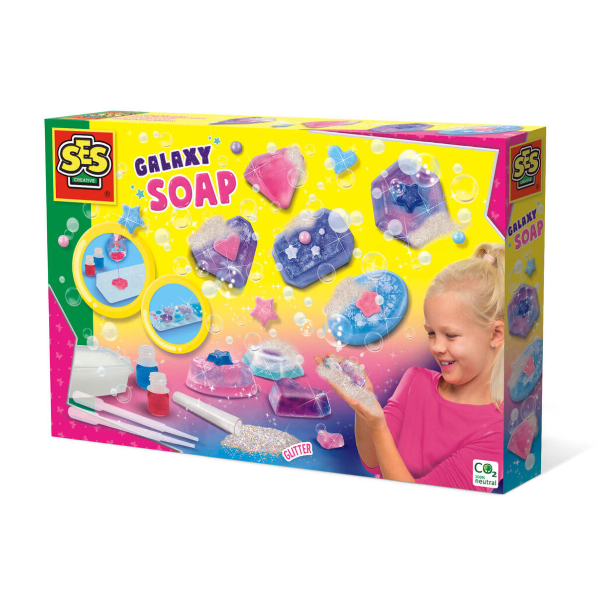 Jogo de Ciência SES Creative Galaxy Soap Conjunto de fabrico de sabão