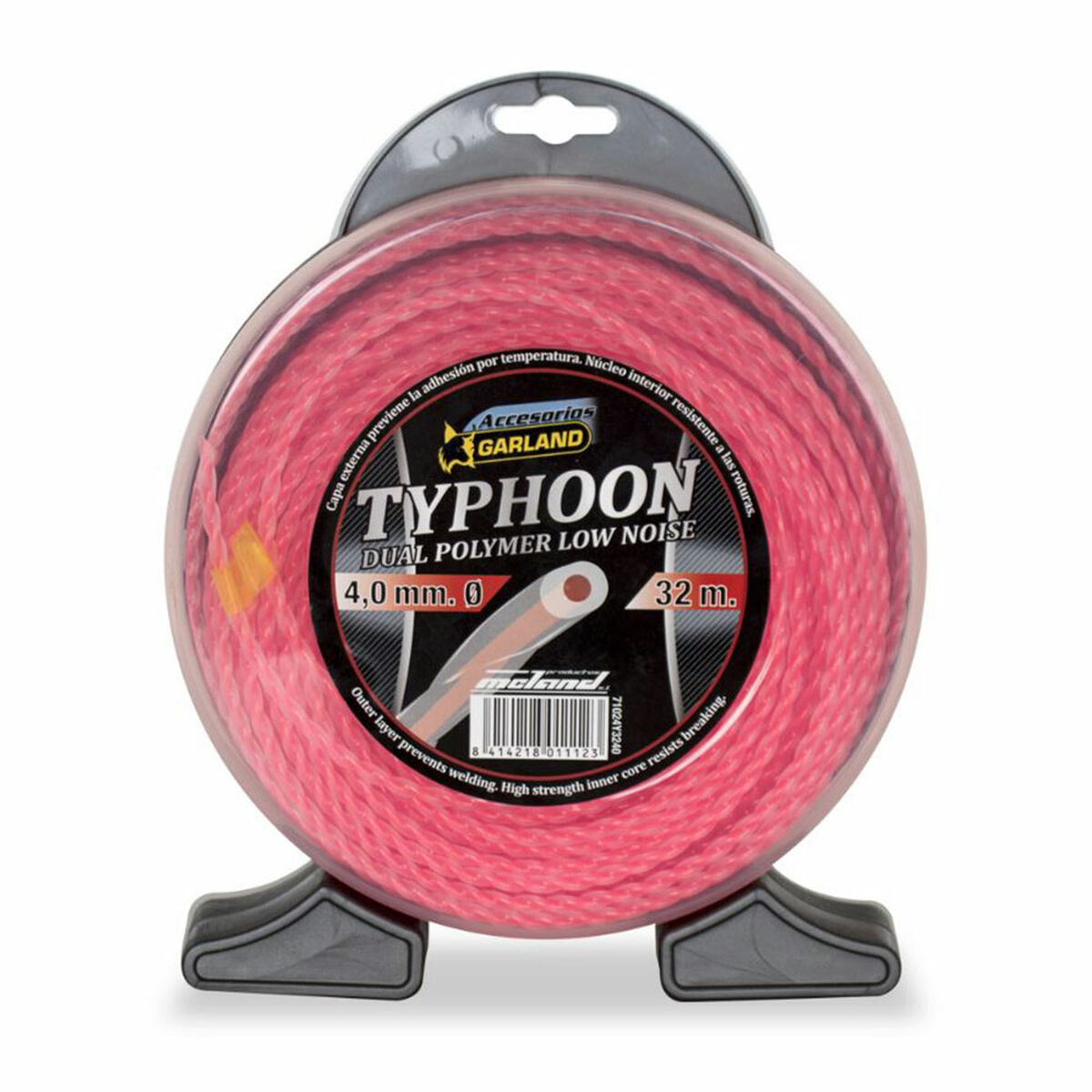 Fio para corte Garland Typhoon 71024Y3240 4 mm 32 m dupla camada