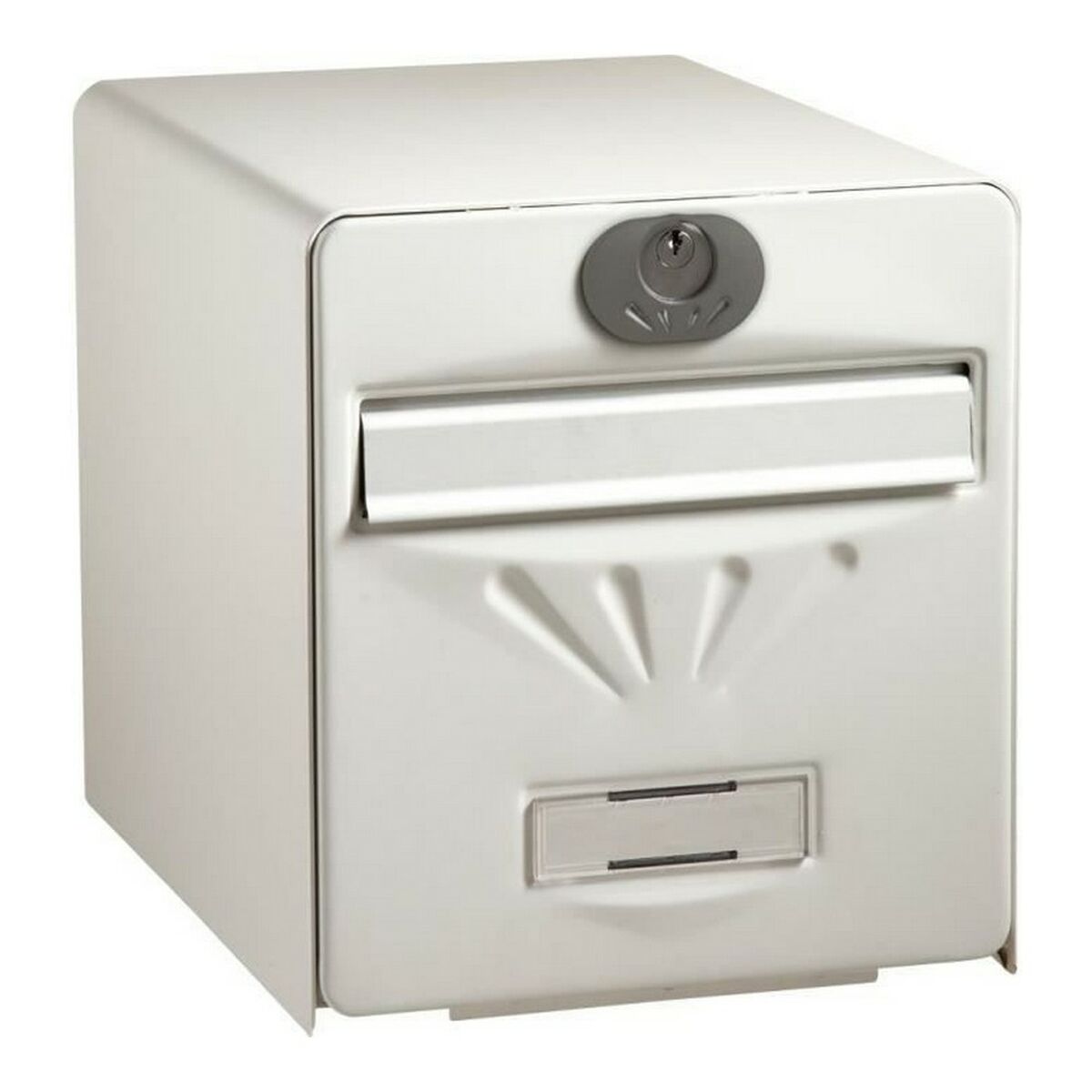 Caixa de correio Burg-Wachter Branco Aço inoxidável Cristal Aço Galvanizado 36,5 x 28 x 31 cm
