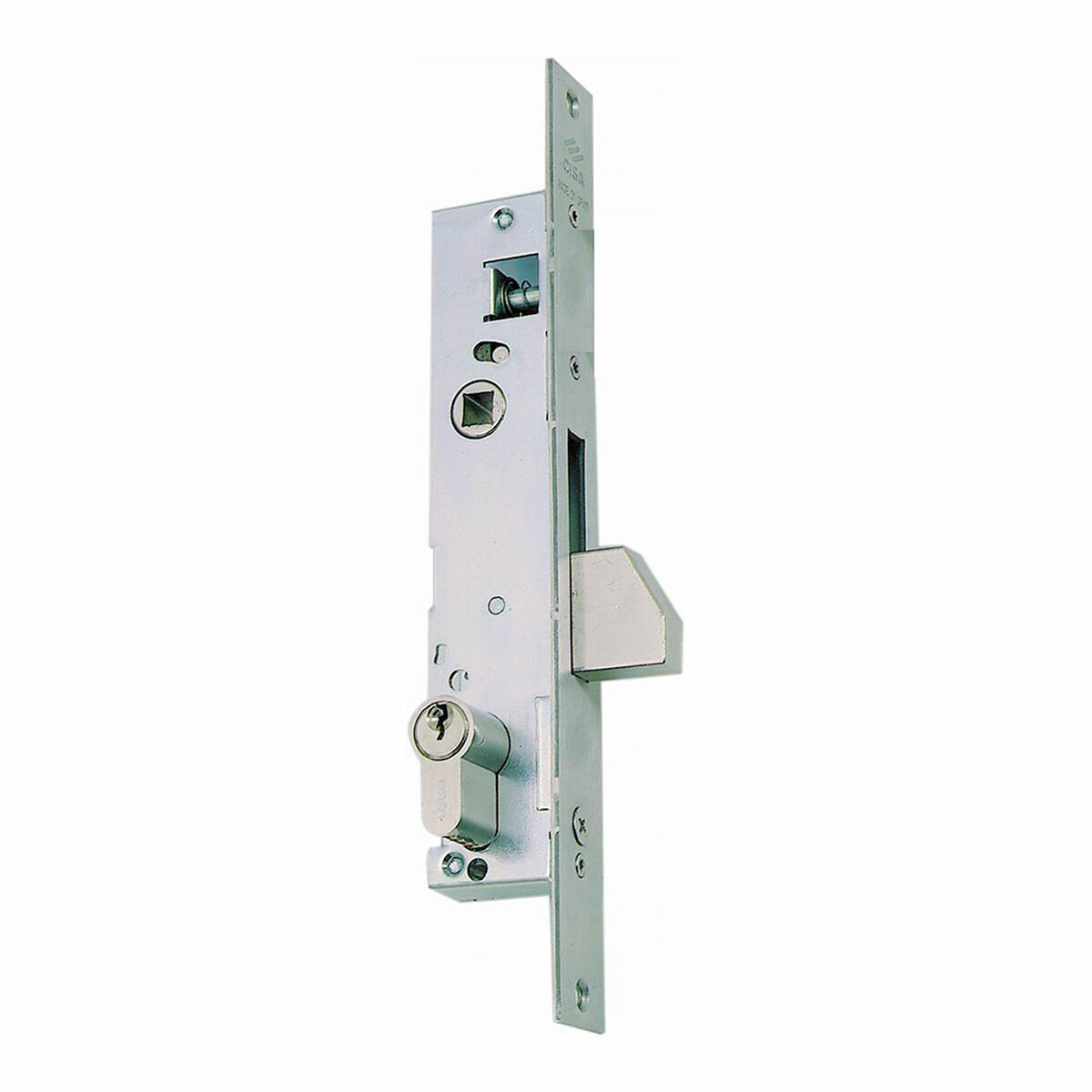 Fechadura de embutir Cisa S/04040.20.0 Vertical Aço