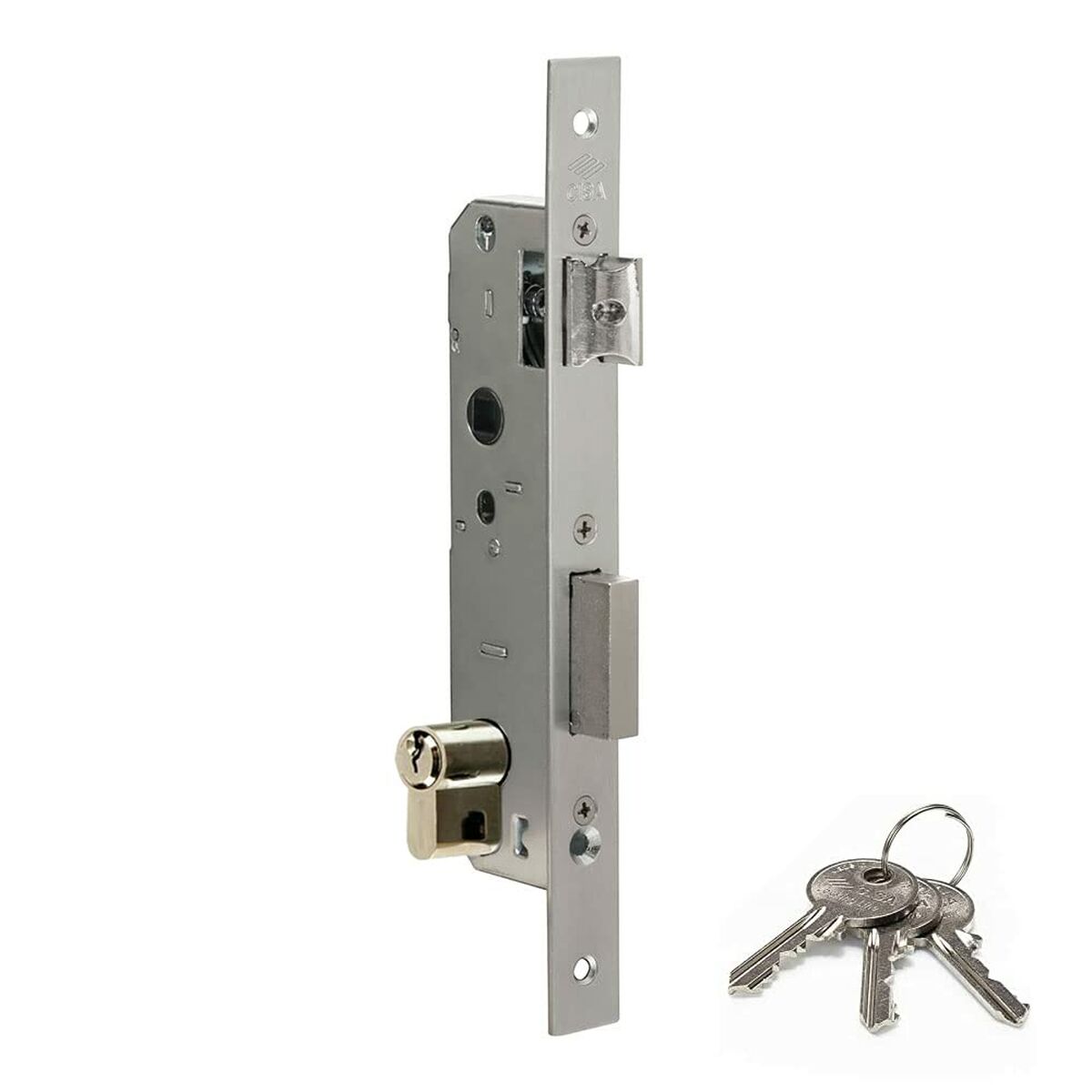 Fechadura de embutir Cisa New Fori E20 44661.20.0.01.12 Europeu 30 x 40 mm Aço