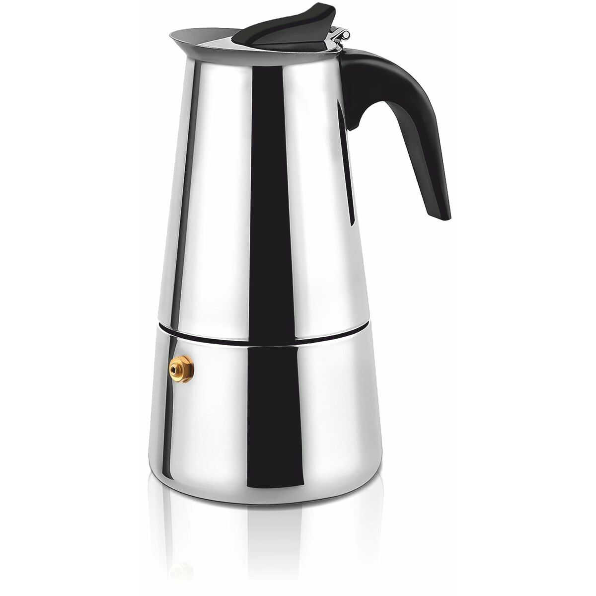 Cafeteira Italiana Haeger Localization-B07L12L85N Preto Aço inoxidável 6 Copos