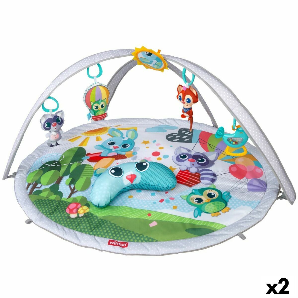 Tapete de jogos Winfun Bosque (2 Unidades)