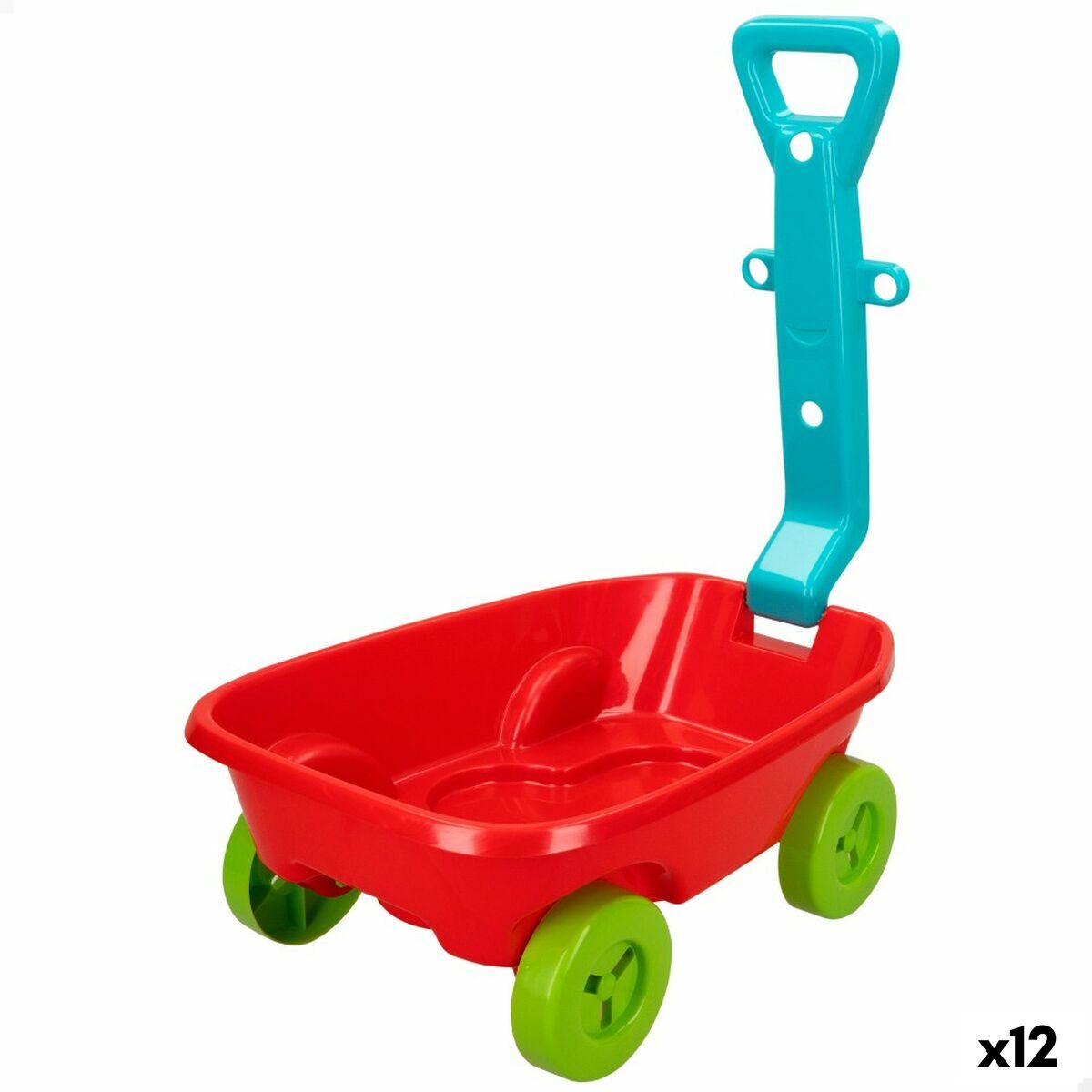 Conjunto de brinquedos de praia Colorbaby Carrinho de mão Polipropileno (12 Unidades)