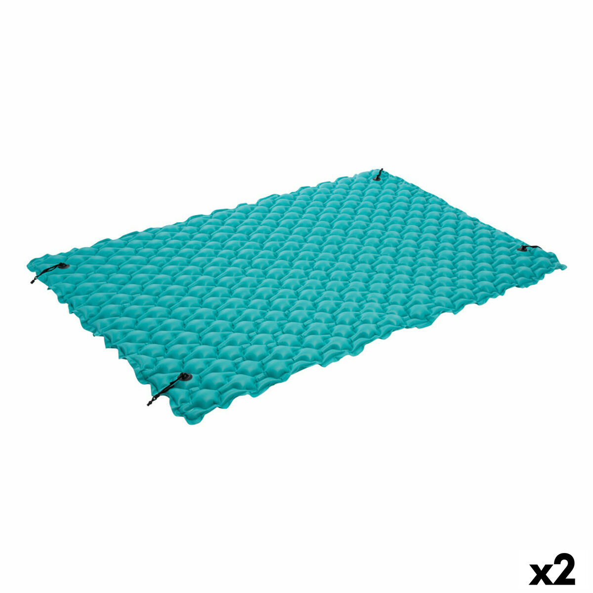 Colchão Insuflável Intex 290 x 213 cm Manta Turquesa (2 Unidades)