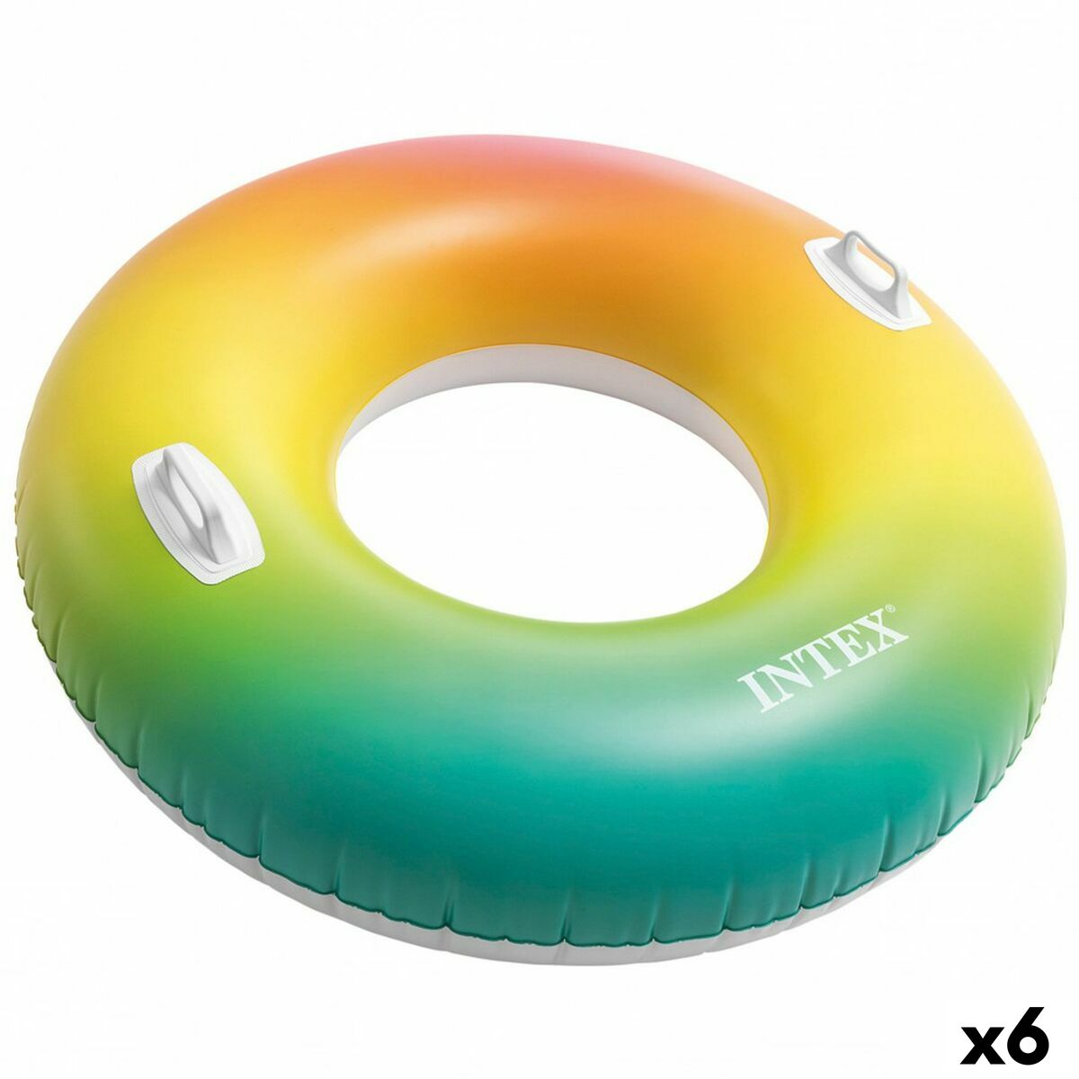 Roda Insuflável Intex Efeito desbotado Ø 122 cm 122 x 122 cm (6 Unidades)