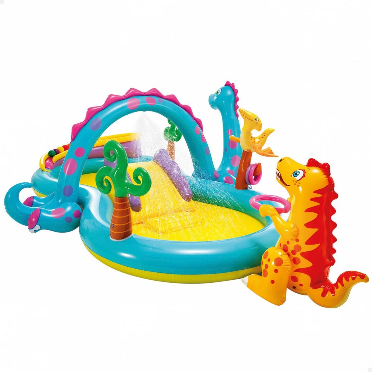 Piscina Insuflável para Crianças Intex Dinossauros Parque Lúdico 302 x 112 x 229 cm 280 L