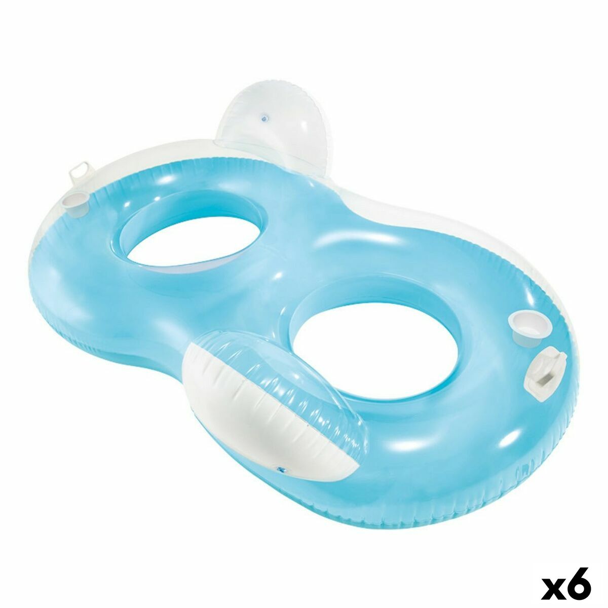 Colchão Insuflável Intex Duplo Número 8 Ø 44 cm 198 x 117 cm (6 Unidades)