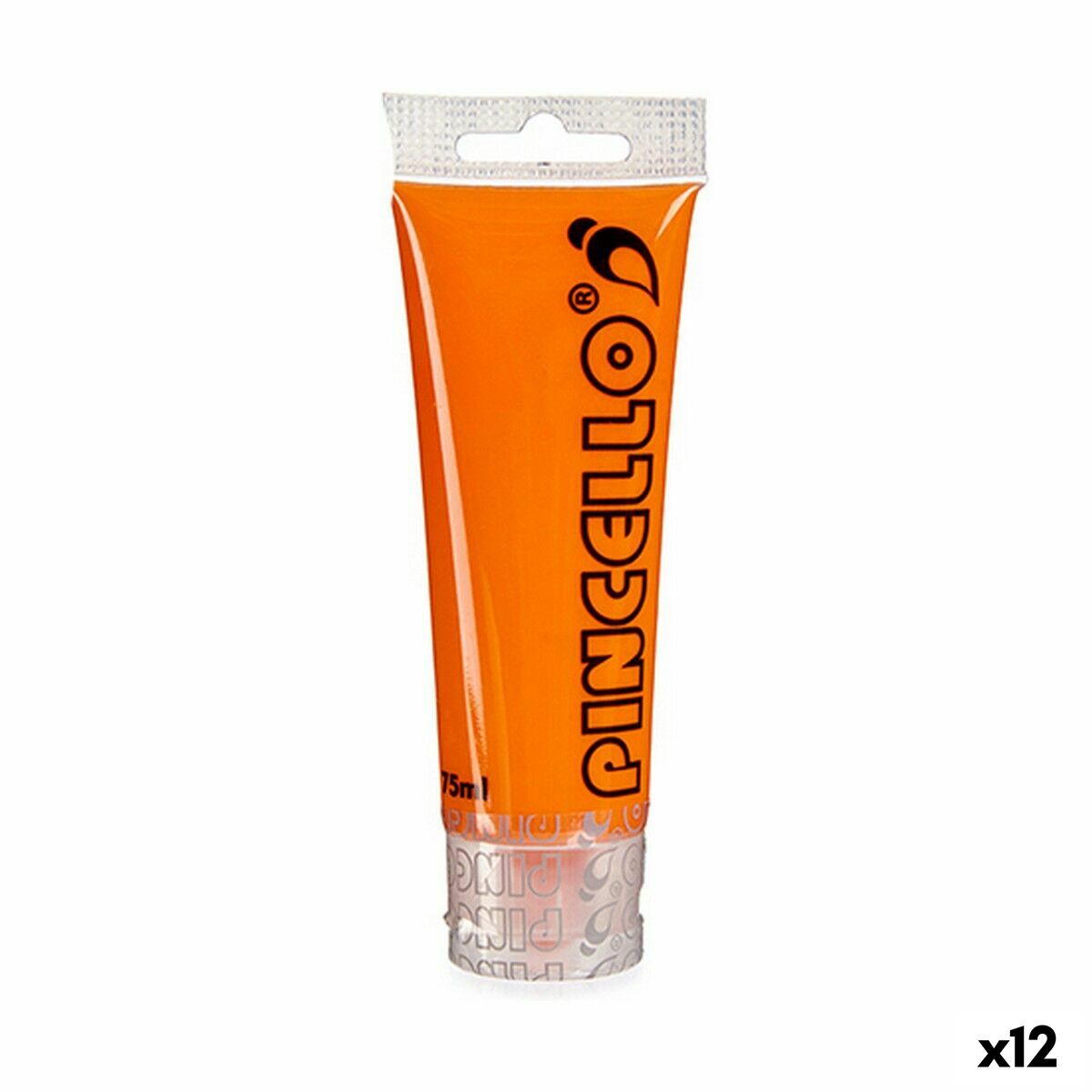 Tinta acrílica Pincello Laranja 75 ml (12 Unidades)