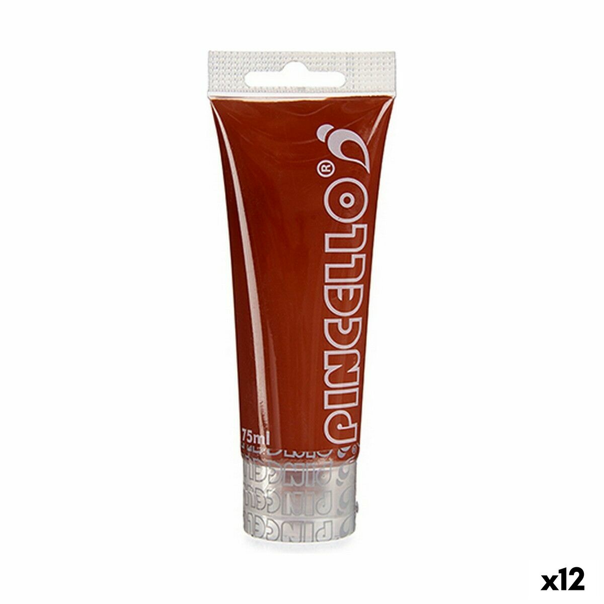 Tinta acrílica Pincello Castanho 75 ml (12 Unidades)