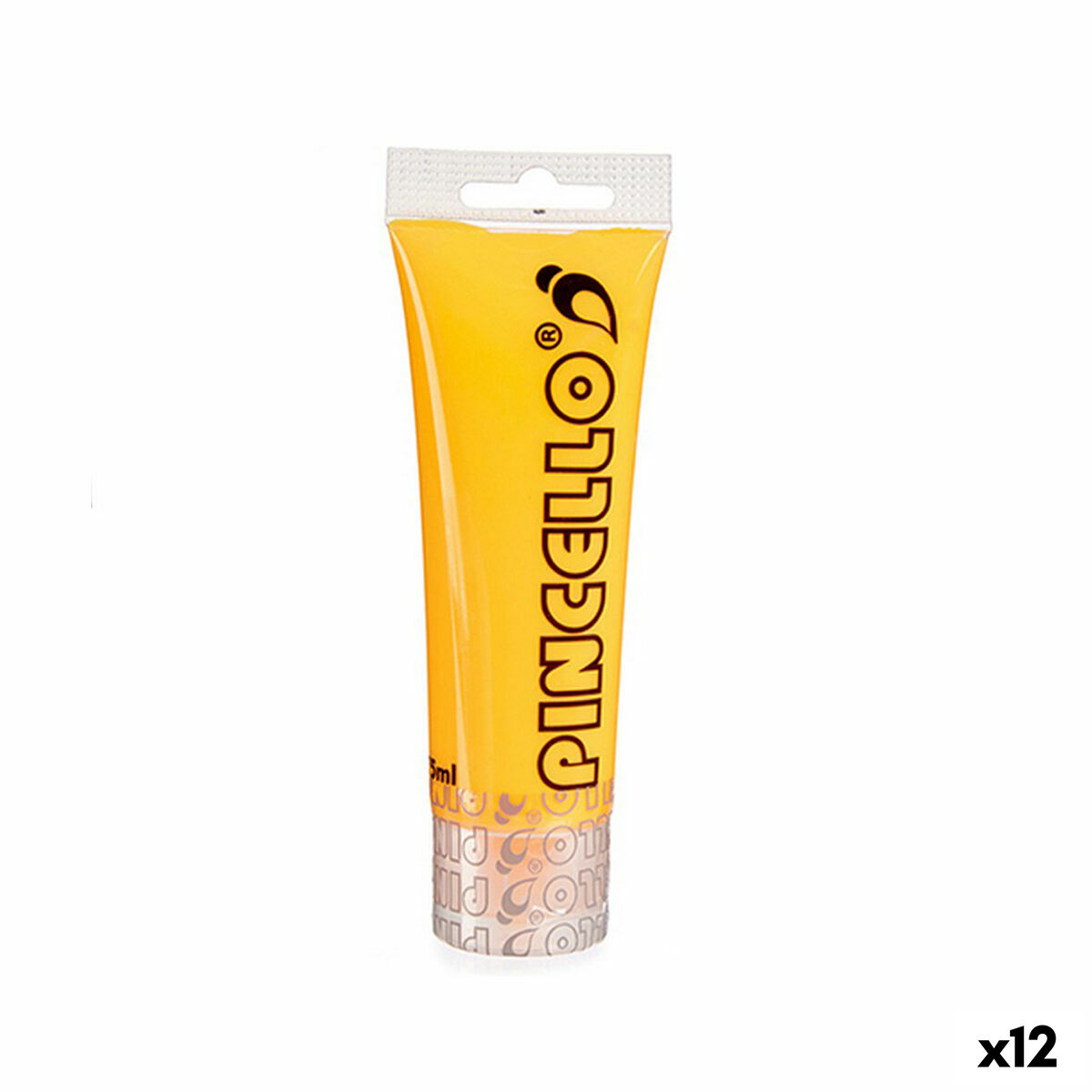 Tinta acrílica Pincello Neon Laranja 75 ml (12 Unidades)