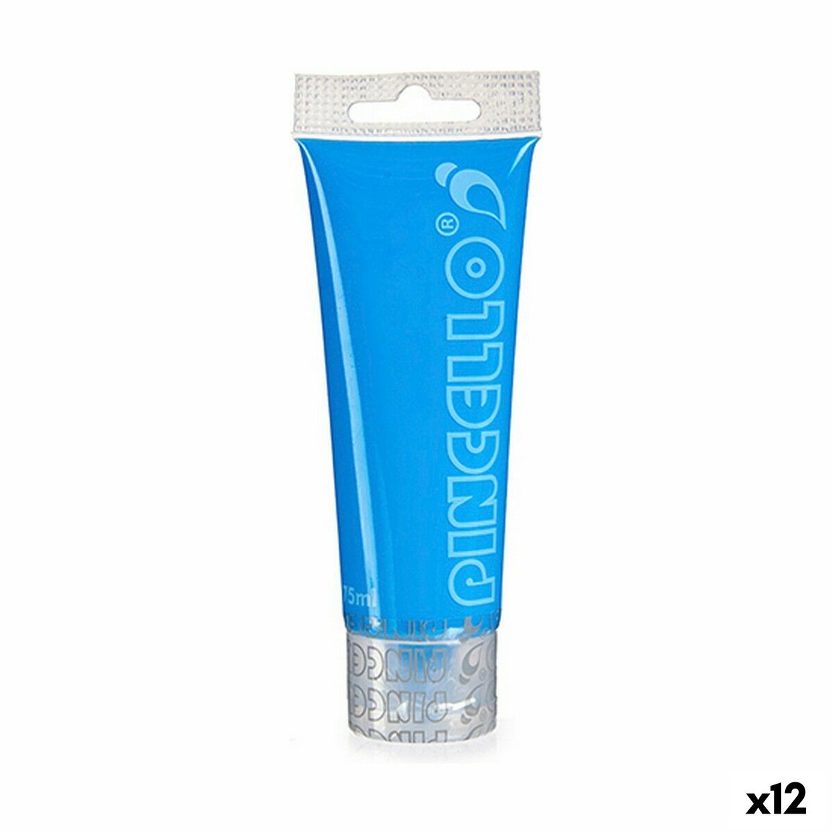 Tinta acrílica Pincello Azul Claro 75 ml (12 Unidades)