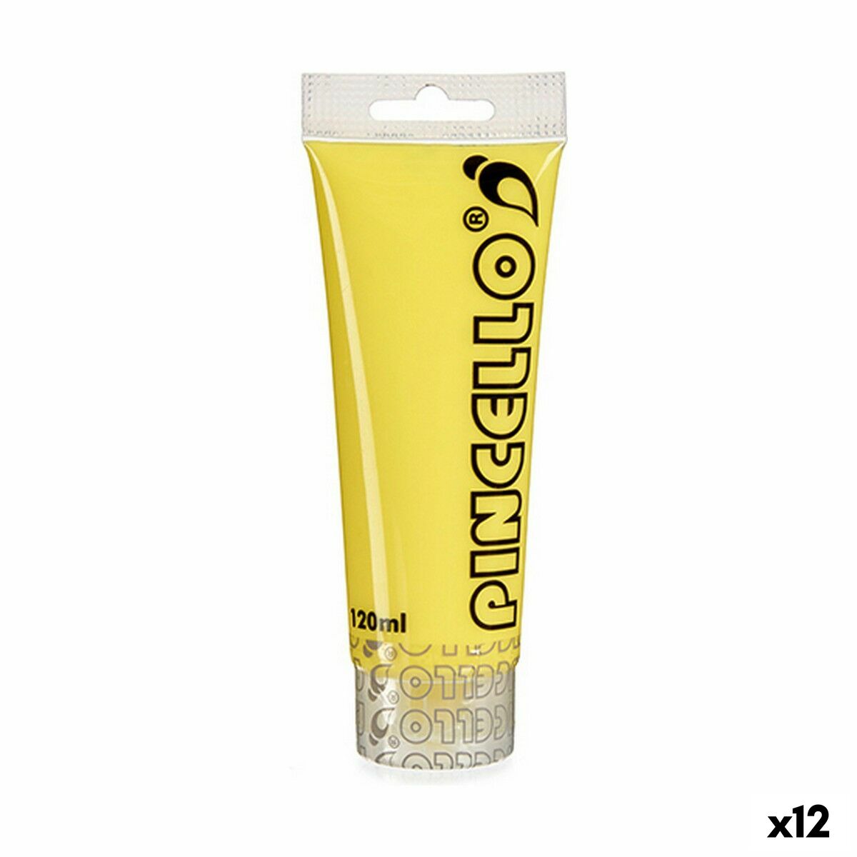 Tinta acrílica Pincello Amarelo 120 ml (12 Unidades)