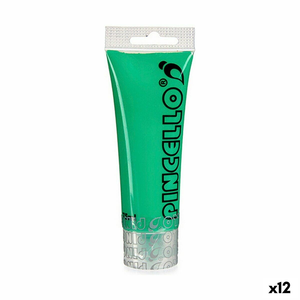 Tinta acrílica Pincello Verde Claro 75 ml (12 Unidades)