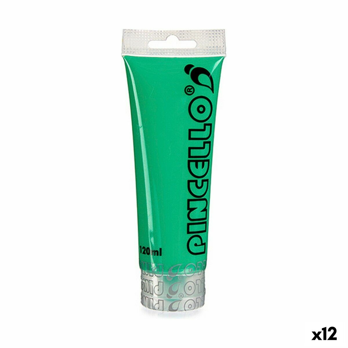 Tinta acrílica Pincello Verde Claro 120 ml (12 Unidades)