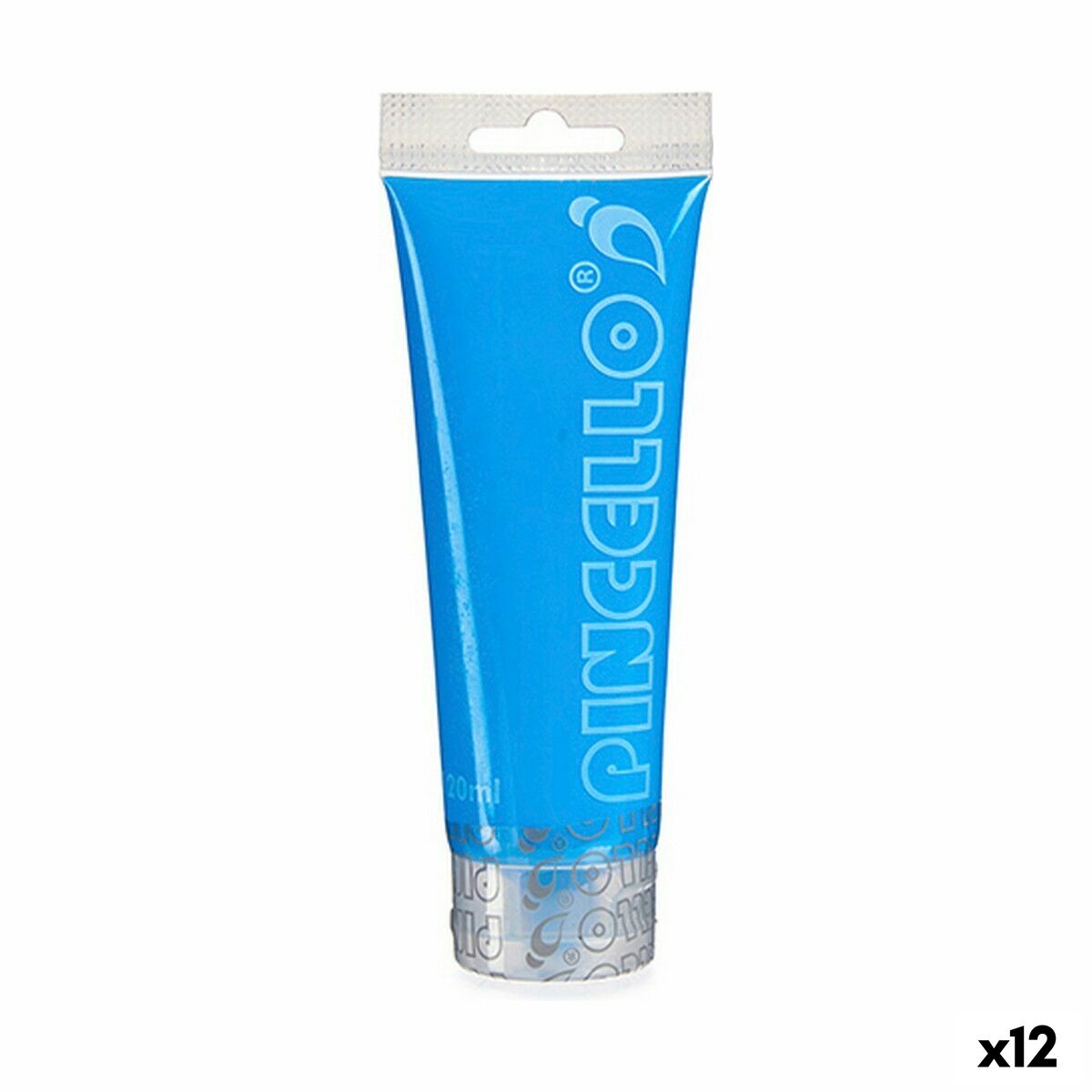 Tinta acrílica Pincello Azul Claro 120 ml (12 Unidades)
