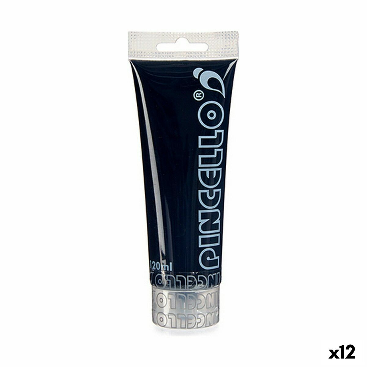 Tinta acrílica Pincello Preto 120 ml (12 Unidades)