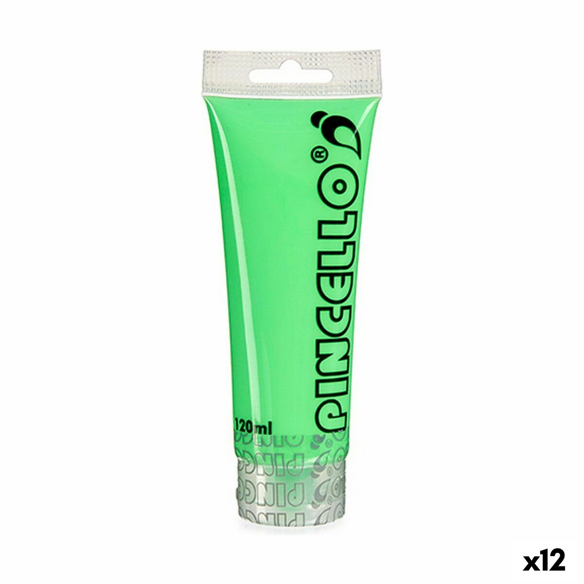Tinta acrílica Pincello Neon Verde 120 ml (12 Unidades)
