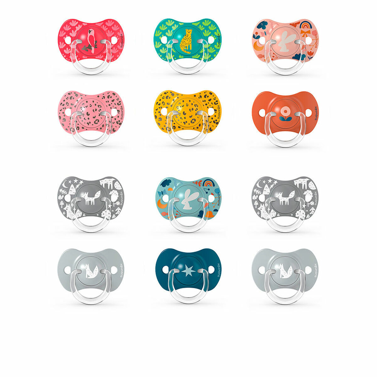 Chupeta Suavinex Prints Multicolor (2 Unidades)