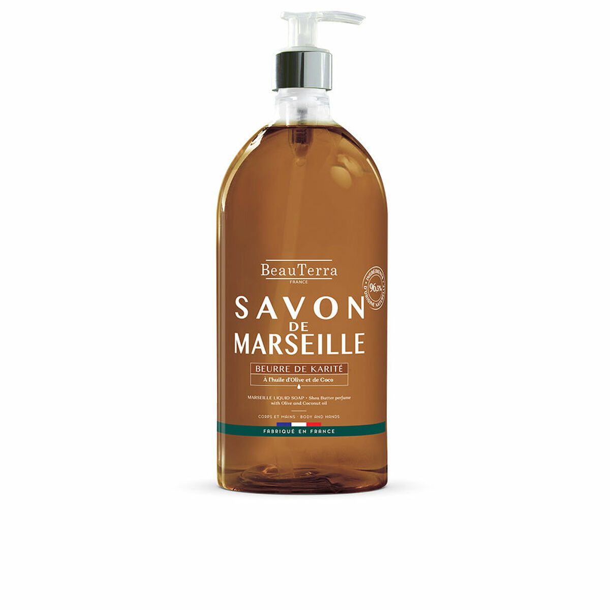 Sabonete Líquido Beauterra Savon de Marseille 1 L Manteiga de Karité