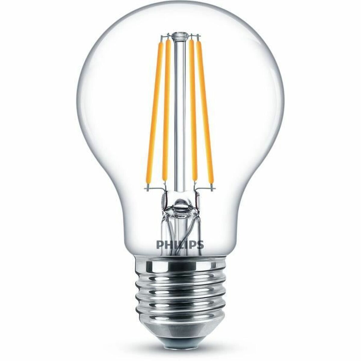 Lâmpada LED Philips Classic 60 W Branco E E27 (2700 K) (2 Unidades)