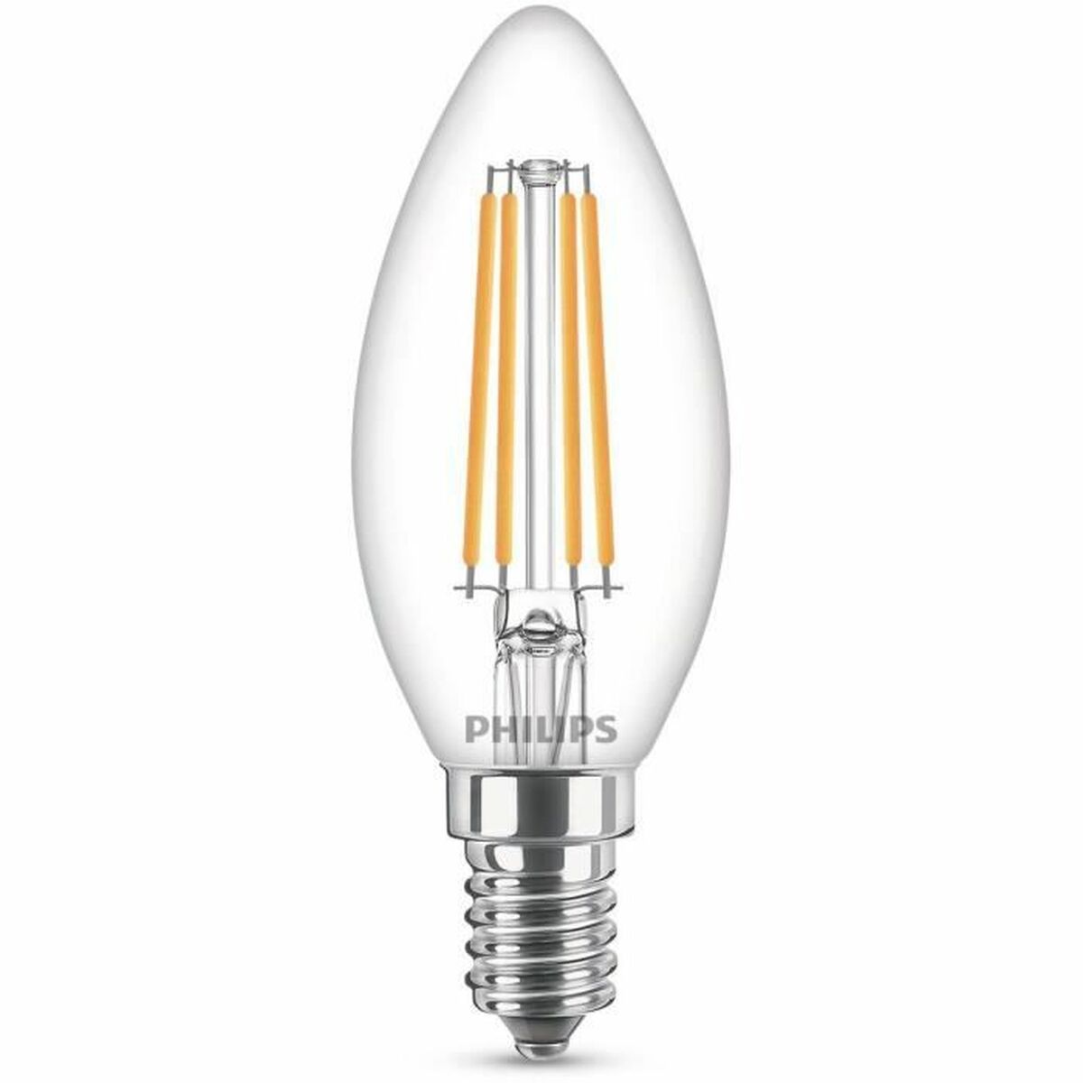 Lâmpada LED vela Philips Equivalent E14 60 W Branco E (2700 K)