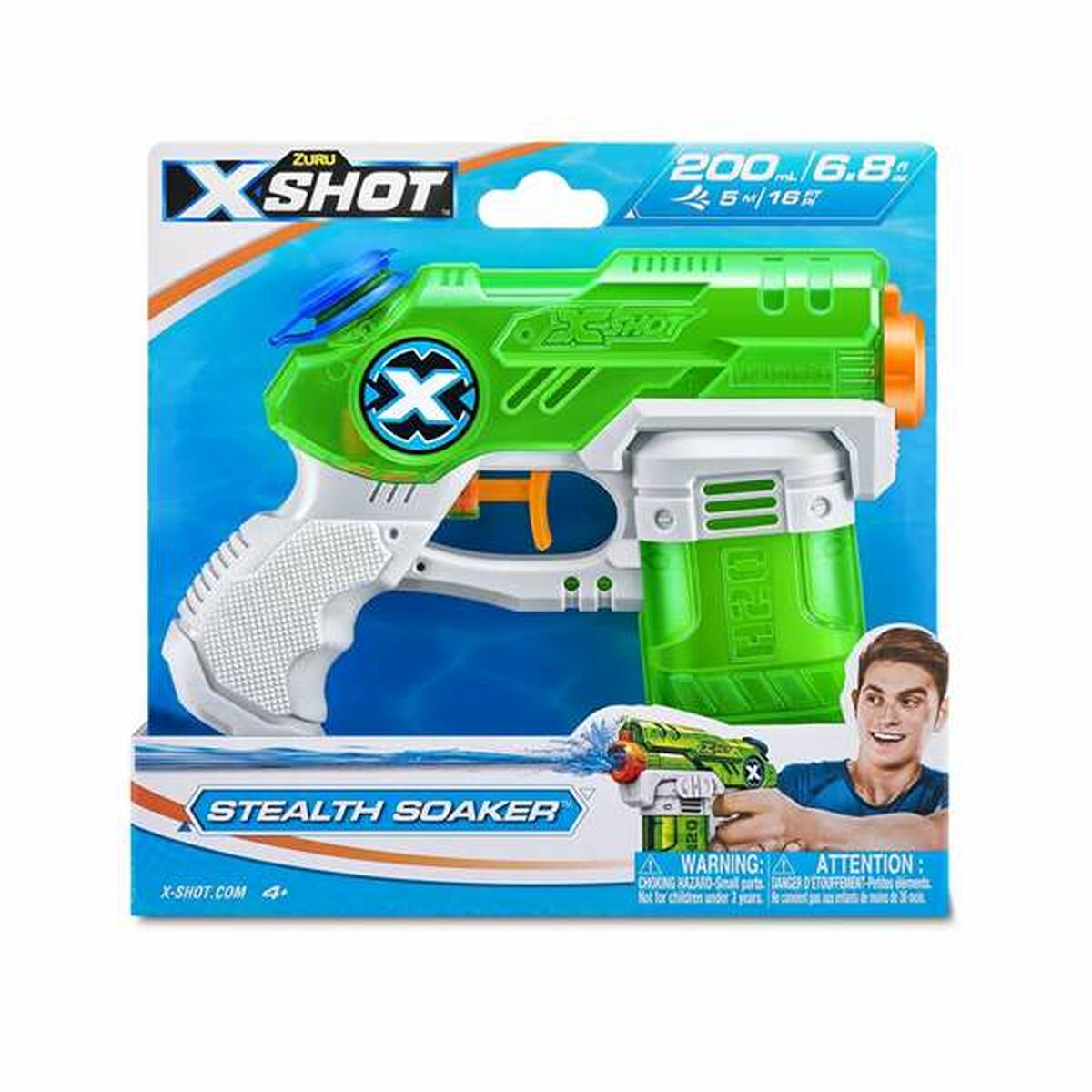 Pistola de Água X-Shot Warfare Mini Stealth Soaker 20 x 4 x 19 cm