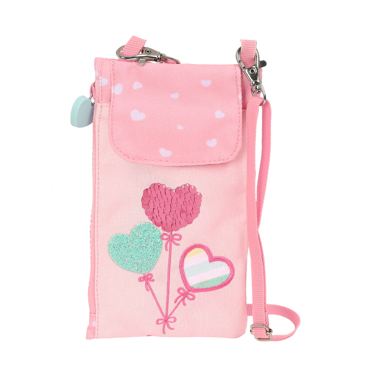 Porta-moedas BlackFit8 Globitos Capa para Telemóvel Cor de Rosa