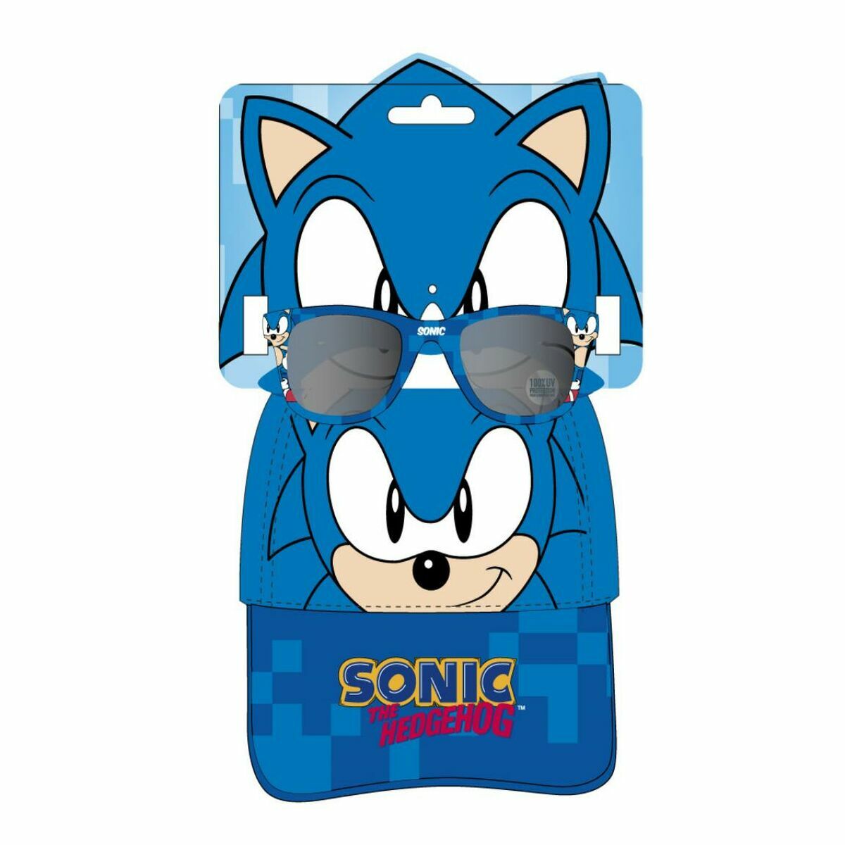 Conjunto de boné e óculos de sol Sonic 2 Peças (53 cm)