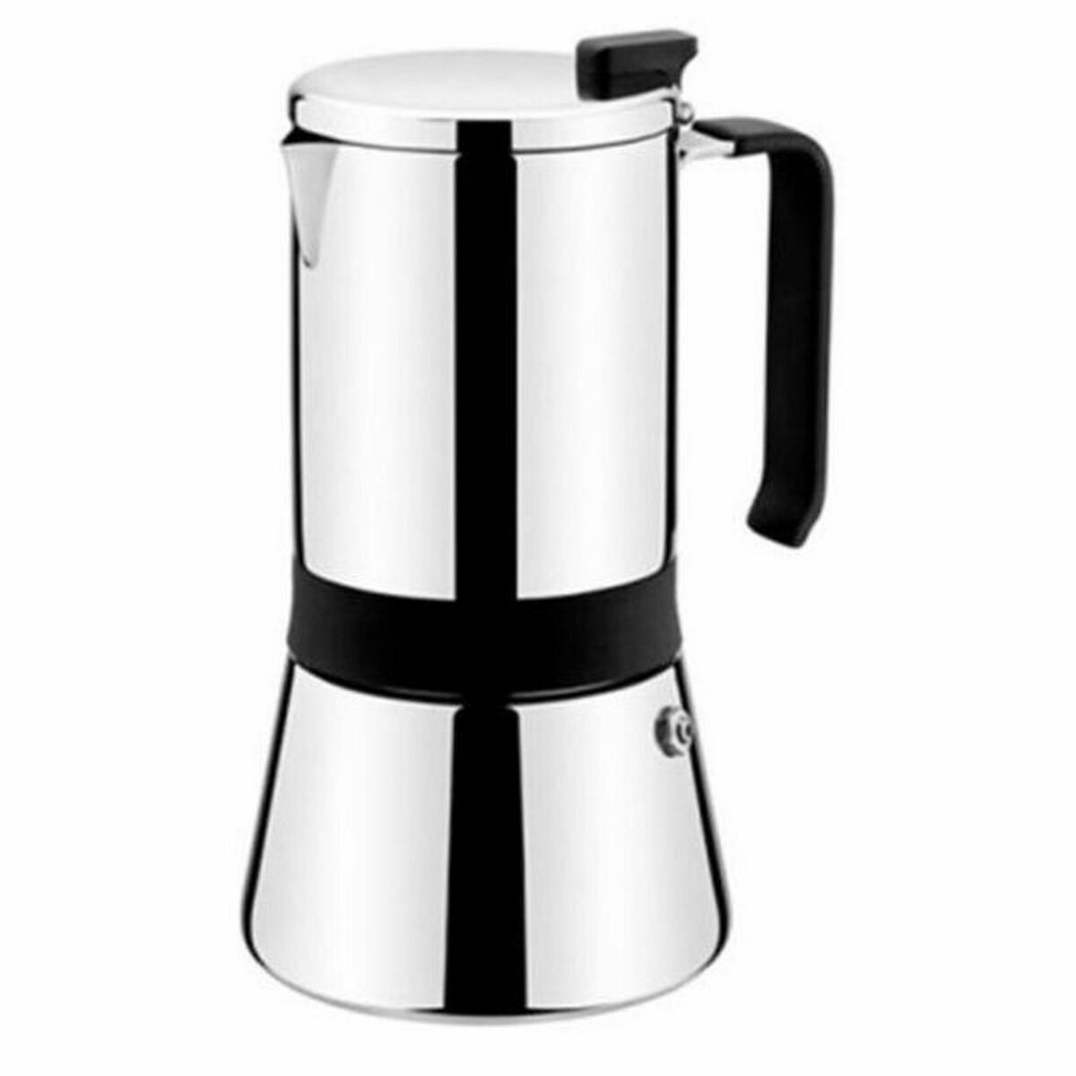 Cafeteira Italiana Monix M770010 Aço inoxidável 10 Kopjes Cinzento 500 ml 900 g
