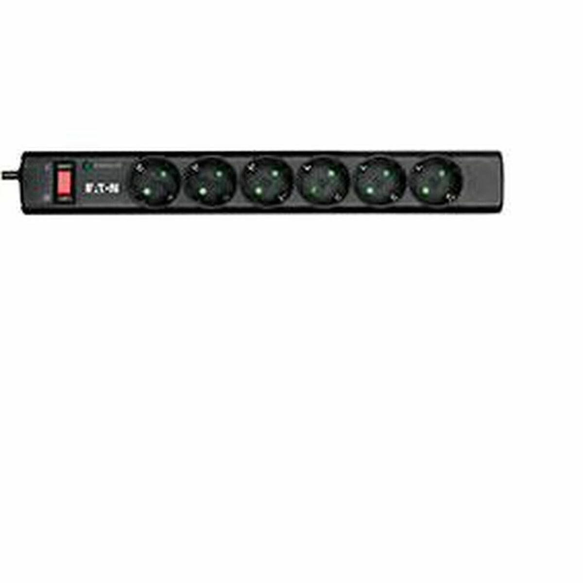 Extensão com 6 Tomadas com Interruptor Eaton PS6D (1 m)