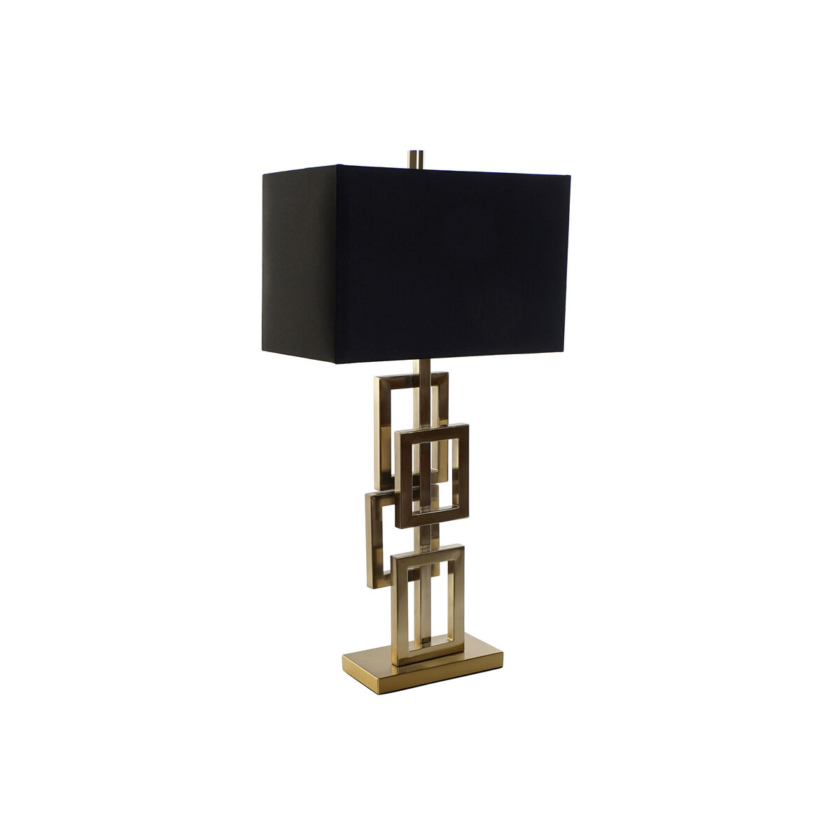 Lâmpada de mesa DKD Home Decor Preto Dourado Metal 60 W 240 V 38 x 23 x 78 cm
