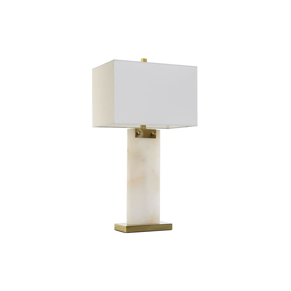 Lâmpada de mesa DKD Home Decor Branco Dourado Metal Mármore 50 W 220 V 38 x 25 x 76 cm