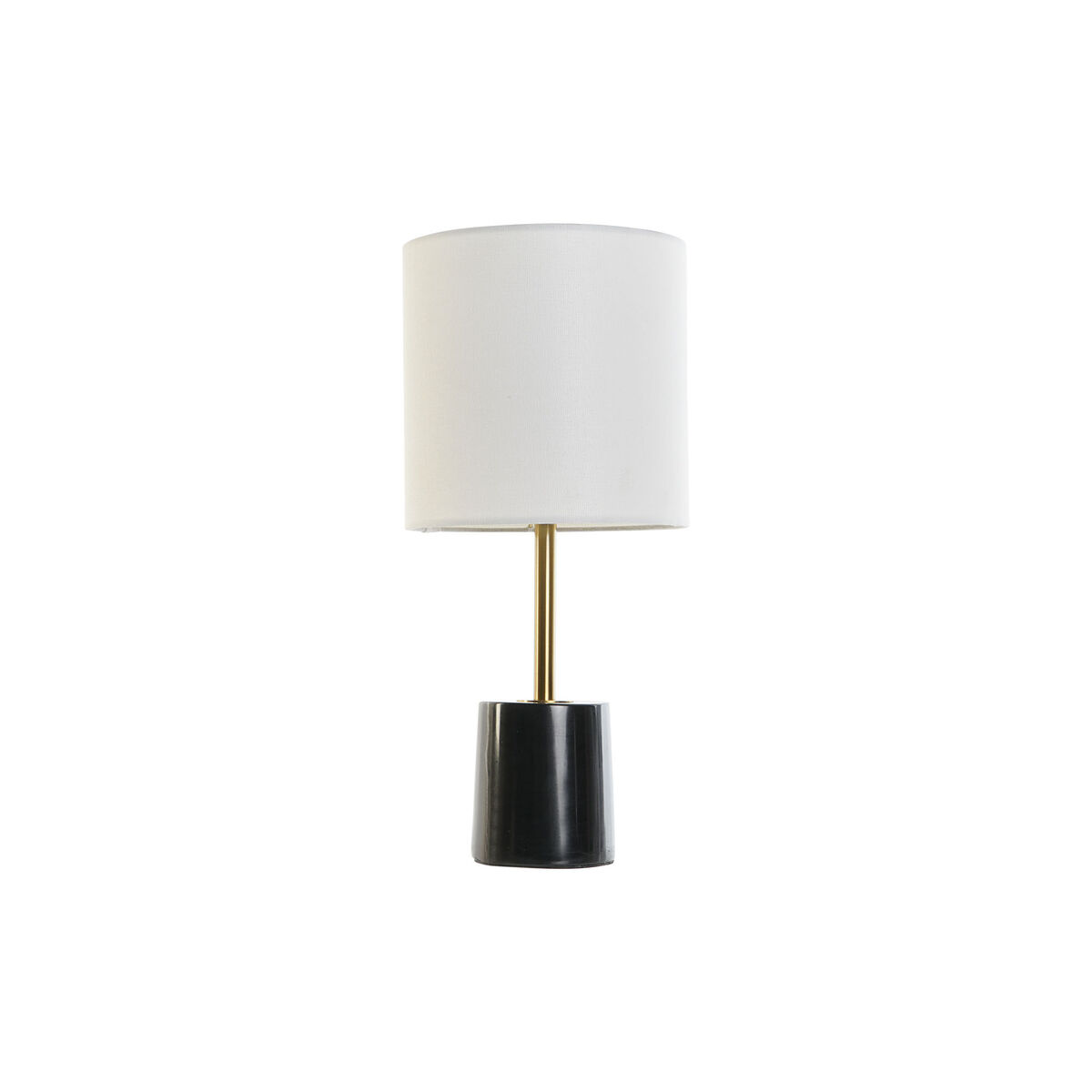 Lâmpada de mesa DKD Home Decor Branco Preto Metal Mármore 50 W 220 V 20 x 20 x 42 cm