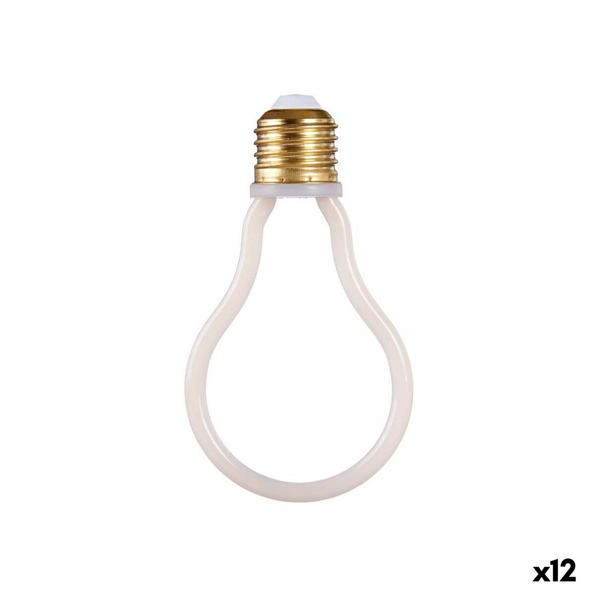 Lâmpada LED Gift Decor Branco 4 W E27 9,5 x 13,5 x 3 cm 12 Unidades (2700 K)