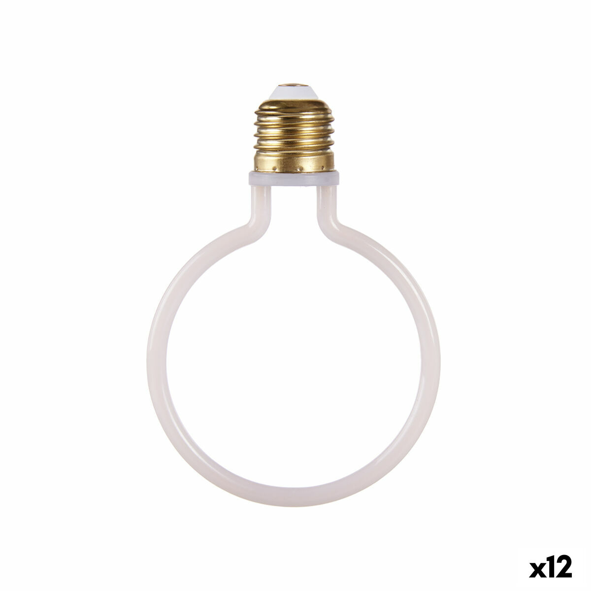 Lâmpada LED Gift Decor Branco 4 W E27 9,3 x 13,5 x 3 cm Bol 12 Unidades (2700 K)